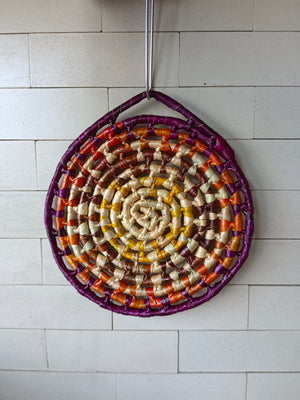 Trivet Round_Purple orange