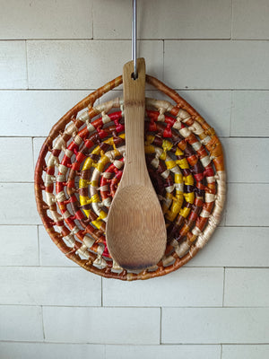 Trivet Round_Orange brown