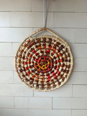 Trivet Round_Orange brown