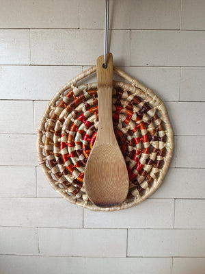 Trivet Round_Orange brown