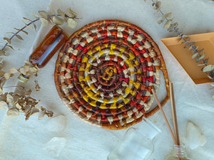 Trivet Round_Orange brown