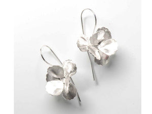 Wholesale 1/ 3 pcs Flower Dangle Earrings 925 Silver Big  Girl Earring Hanging Nickle free  Rose Boho Unique Everyday Simple Minimalist