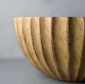 Wholesale 1/ 3PCS Natural Handmade Mango carved bowl