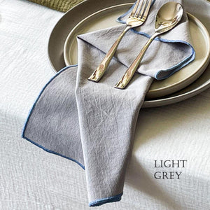 Wholesale set of 2/ 12PCS Classic Eco-Friendly Napkin - pure 100% cotton - Milky white